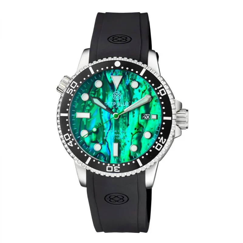 Deep Blue Master 1000 II MSTR442GRNABLN Heren Horloge 44MM 30 ATM sold by Watch2Day