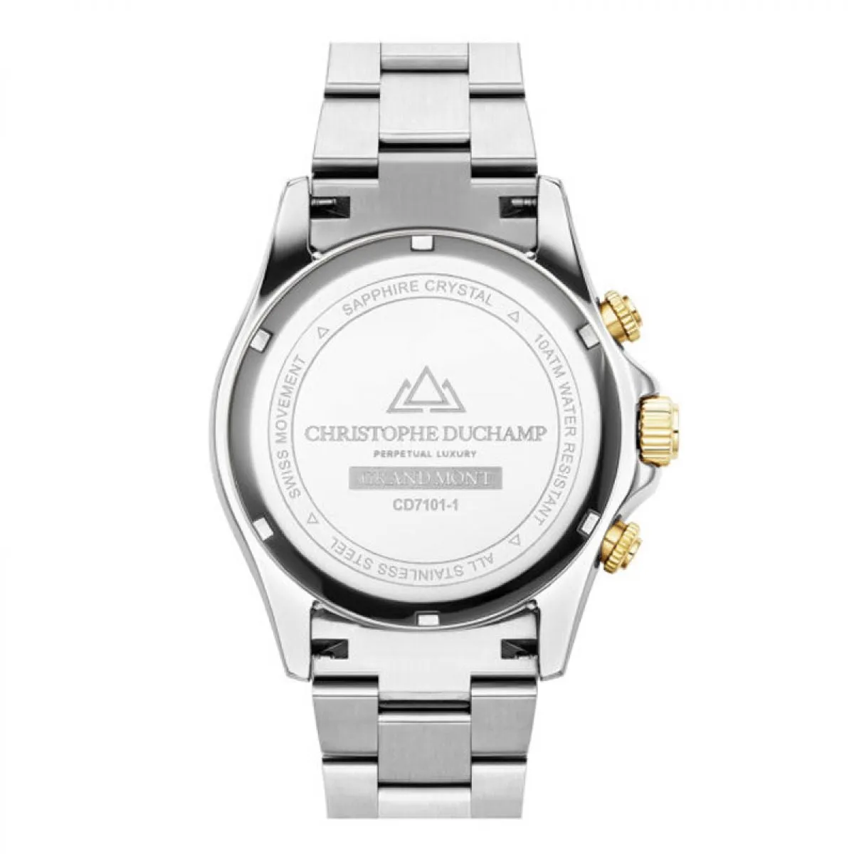 Christophe Duchamp Grand Mont CD7101-1 Heren Horloge 42mm 10 ATM sold by Watch2Day product image thumbnail 3