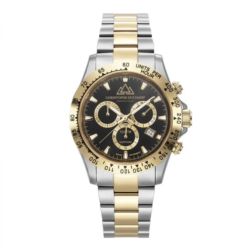 Christophe Duchamp Grand Mont CD7101-1 Heren Horloge 42mm 10 ATM made by Watch2Day