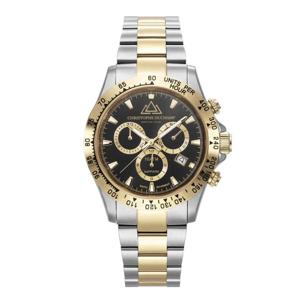 Christophe Duchamp Grand Mont CD7101-1 Heren Horloge 42mm 10 ATM sold by Watch2Day