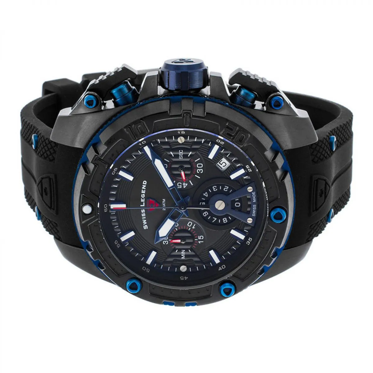 Swiss Legend Expedition X Chronographs | SL-10310SM-BB-01-BLA sold by Watch2Day product image thumbnail 2