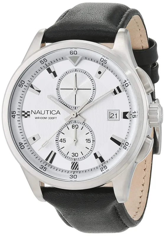 Nautica NAD16556G Heren Horloge 44mm 10 ATM made by Watch2Day