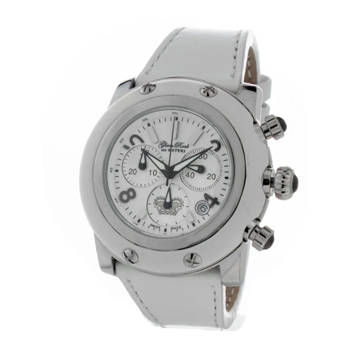 Glam Rock GR10101W Dames Horloge Swiss-Made 46mm 10ATM sold by Watch2Day