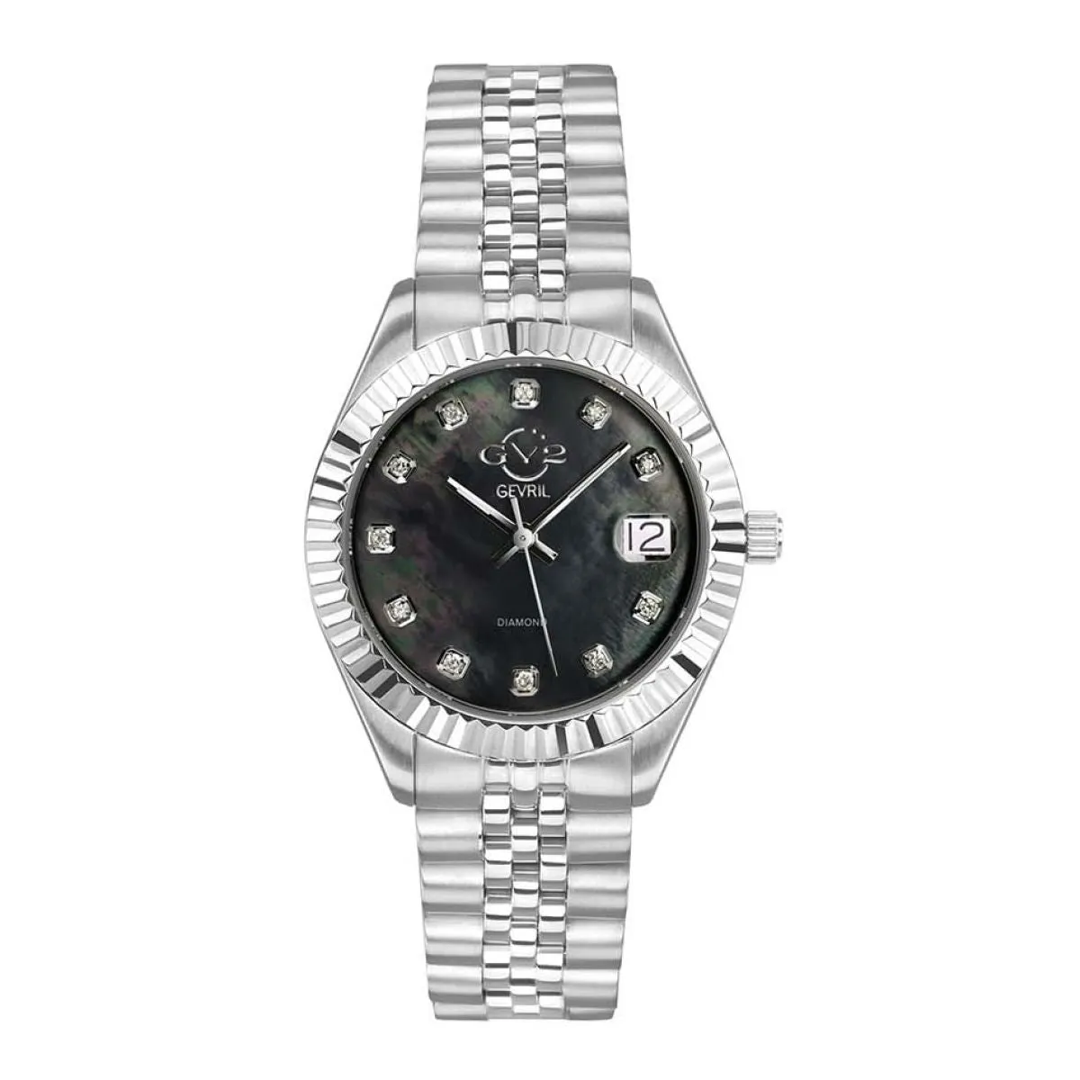 Gevril GV2 Naples Women's Black Dial Steel Watch 12407 sold by Watch2Day product image thumbnail 4