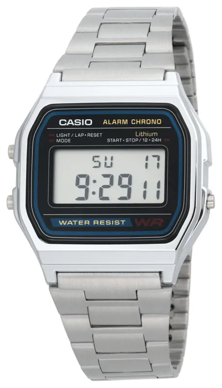 Casio A-158WA-1CR Unisex Horloge 33mm 3 ATM made by Watch2Day