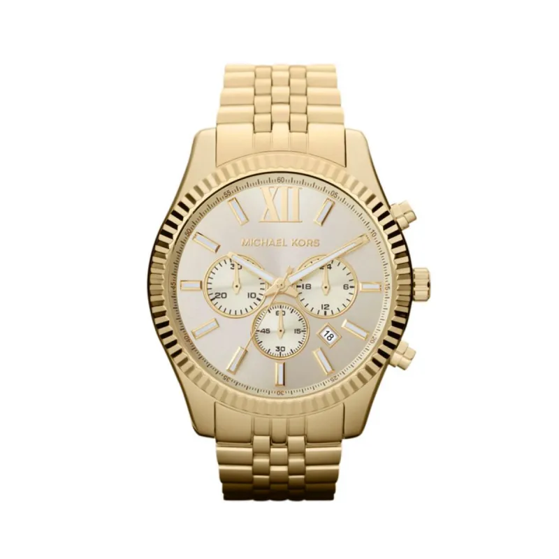 Michael Kors MK8281 Heren Horloge 45mm 10 ATM sold by Watch2Day
