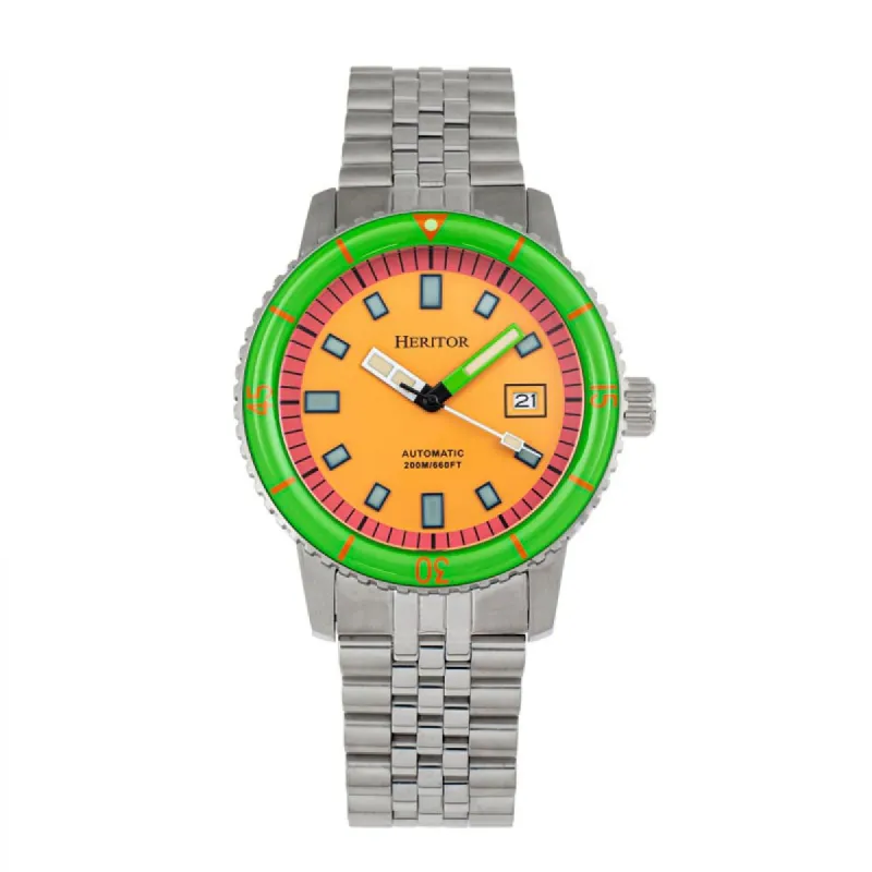 Heritor Edgard Diver Automatics HERHR9107 Heren Horloge 45MM 20ATM sold by Watch2Day