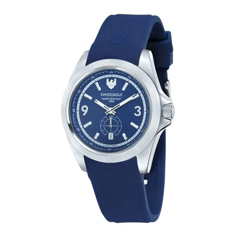 Swiss Eagle Dufaux Staal Siliconen | SE-9064-02 sold by Watch2Day