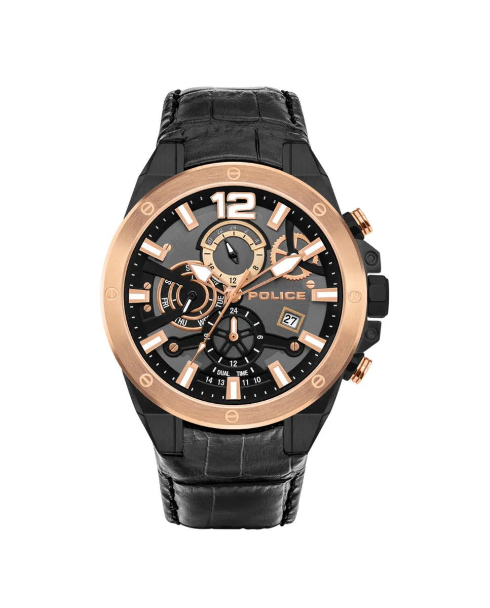 Police PL15711JSBR61 Heren Horloge 48mm 5 ATM sold by Watch2Day