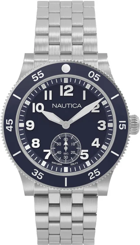 Nautica NAPHST005 Heren Horloge 44mm 10 ATM made by Watch2Day