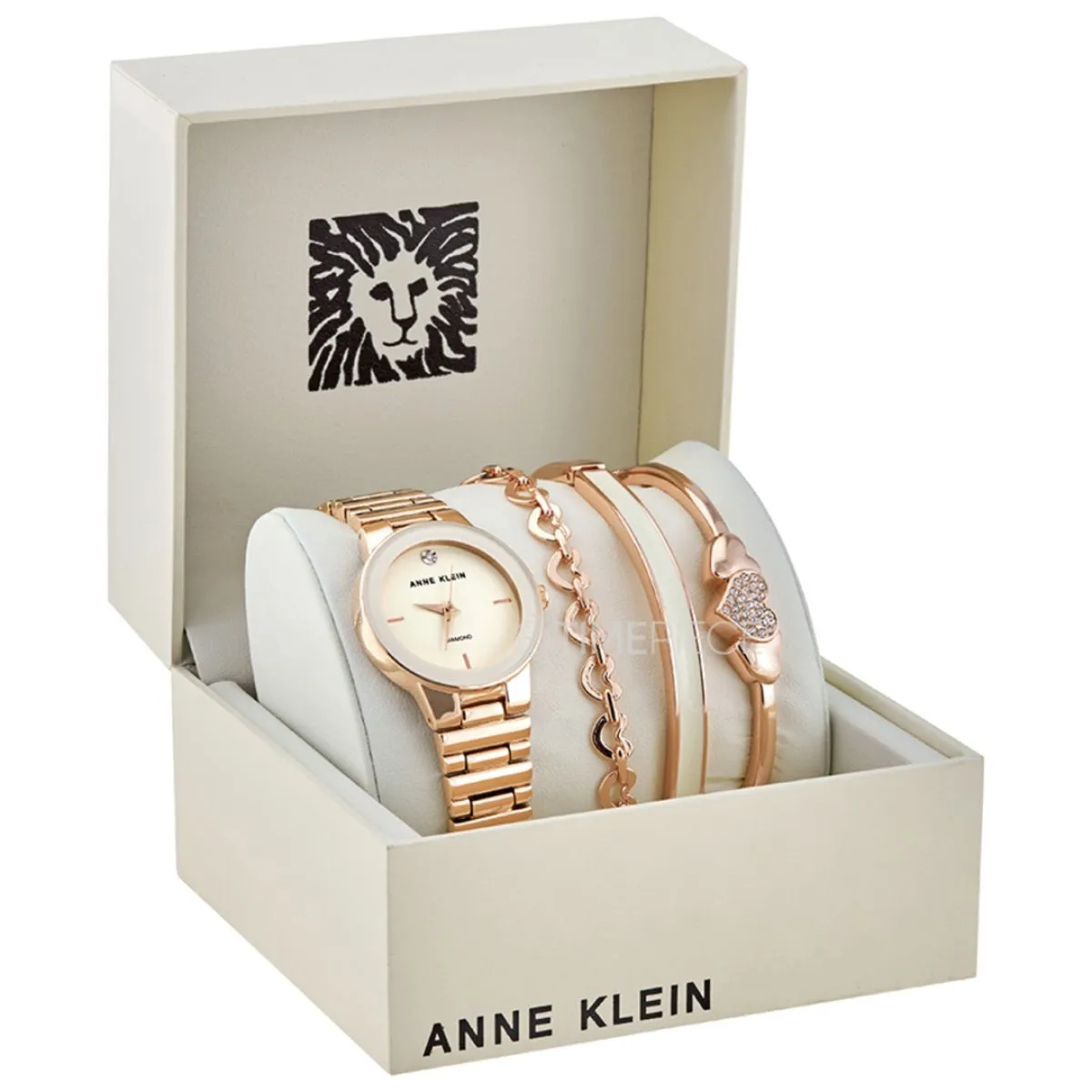 Anne Klein AK/3382IVST Dames Horloge en Armbandset 28mm 3ATM sold by Watch2Day product image thumbnail 2