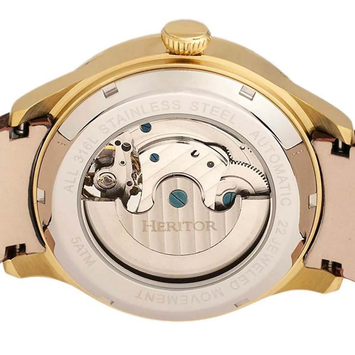 Heritor Gregory Open Heart Automatic | HERHR8103 sold by Watch2Day product image thumbnail 3