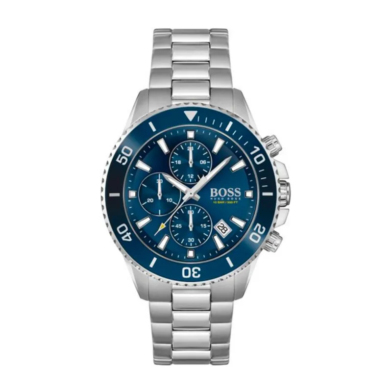 Hugo Boss Admiral HB1513907 Heren Horloge 46mm 10 ATM sold by Watch2Day