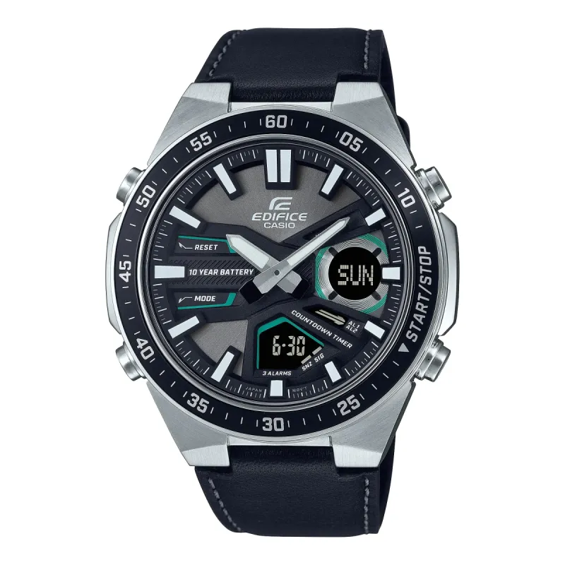 Casio EFVC110L1AVEF Heren Horloge 51.3 mm 46.9 mm 13.7 mm 10ATM sold by Watch2Day