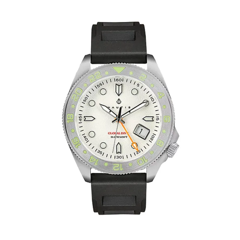 Nautis Global Dive 18093R-E Heren Horloge 44mm 50 ATM sold by Watch2Day