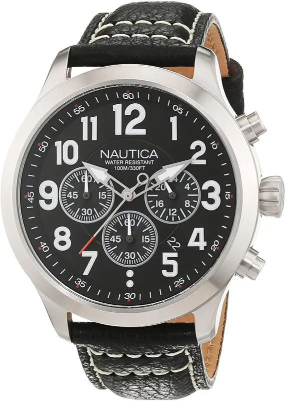 Nautica NAI14516G Heren Horloge 44mm 10 ATM sold by Watch2Day