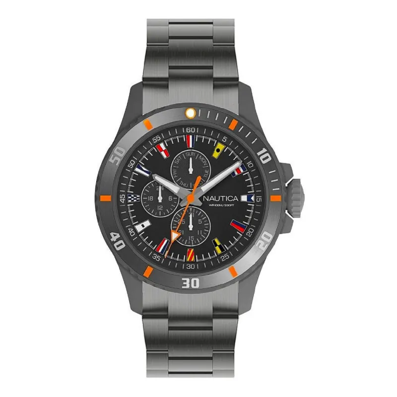 Nautica NAPFRB019 Heren Horloge 44mm 10 ATM sold by Watch2Day
