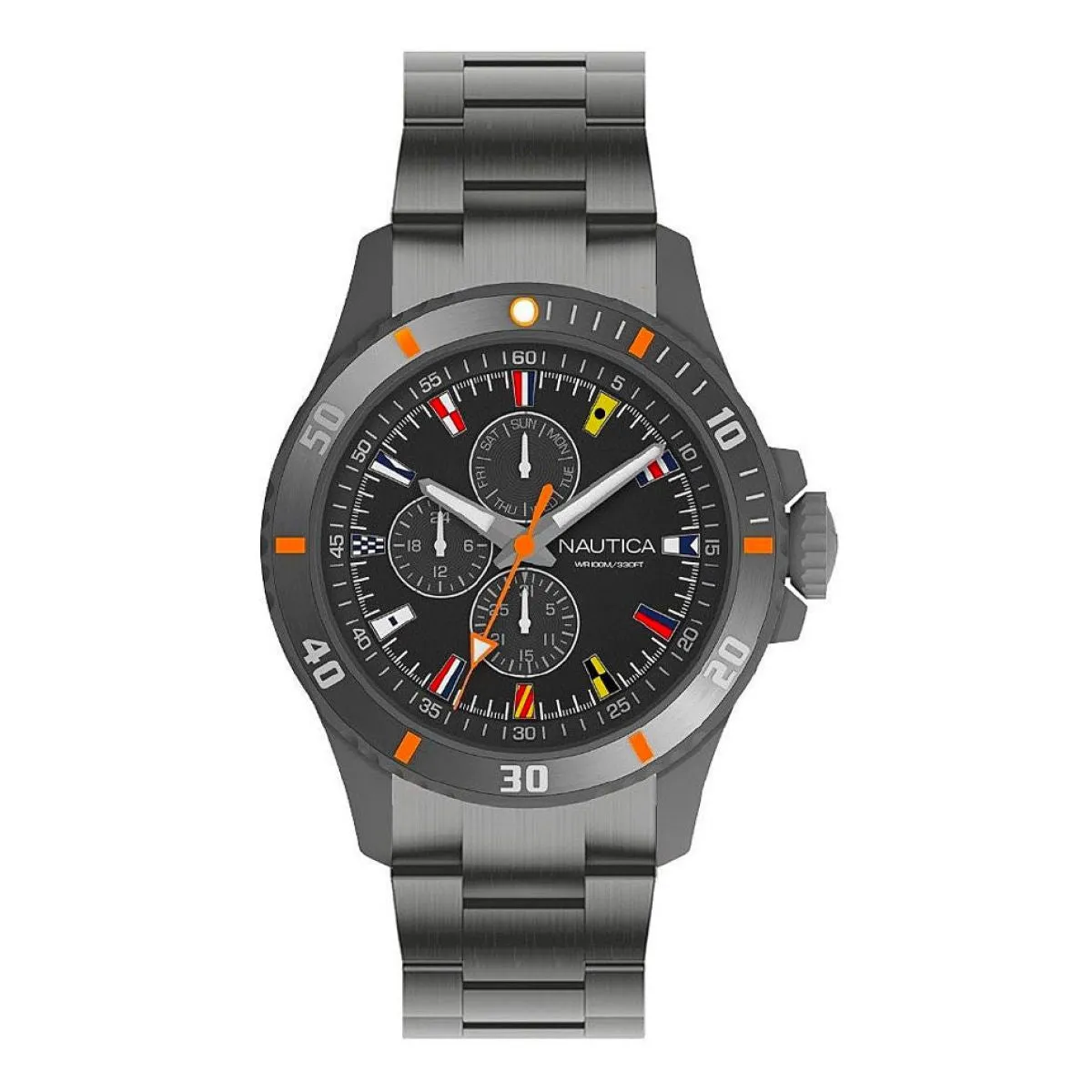 Nautica NAPFRB019 Heren Horloge 44mm 10 ATM sold by Watch2Day