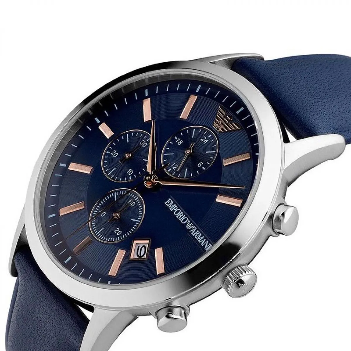 Emporio Armani AR11216 QUARTZ LEATHER 5 ATM 42MM sold by Watch2Day product image thumbnail 2