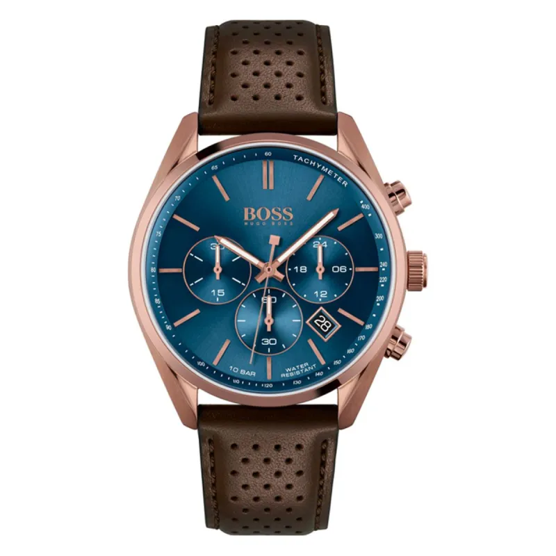 Hugo Boss Champion HB1513817 Heren Horloge 44mm 10 ATM sold by Watch2Day