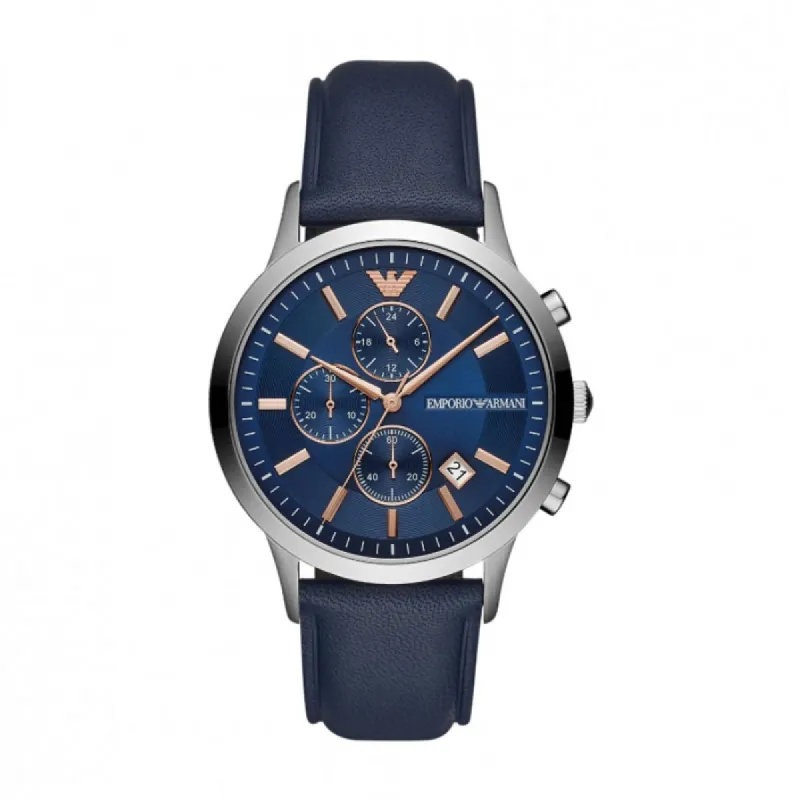 Emporio Armani AR11216 QUARTZ LEATHER 5 ATM 42MM sold by Watch2Day