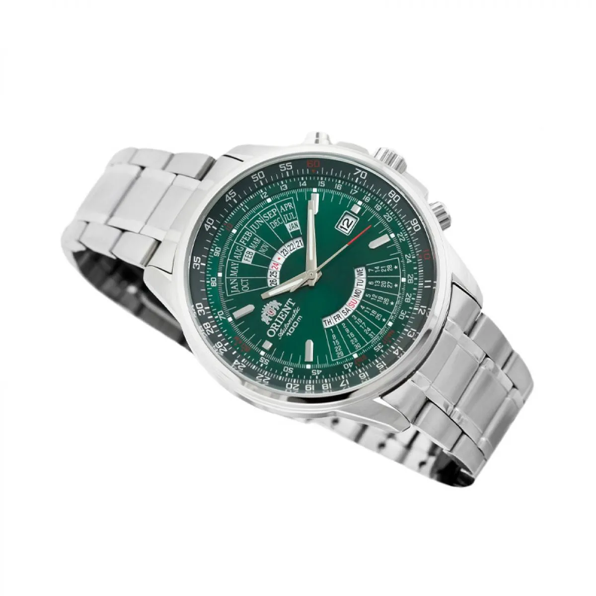 Orient Watch FEU07007FX Men Silver 44mm 10 ATM sold by Watch2Day product image thumbnail 2