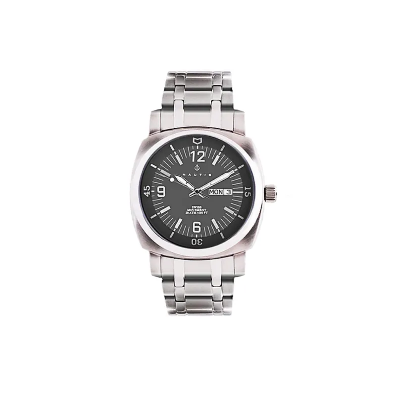 Nautis Stealth GL2087-G Heren Horloge 45mm 20 ATM sold by Watch2Day