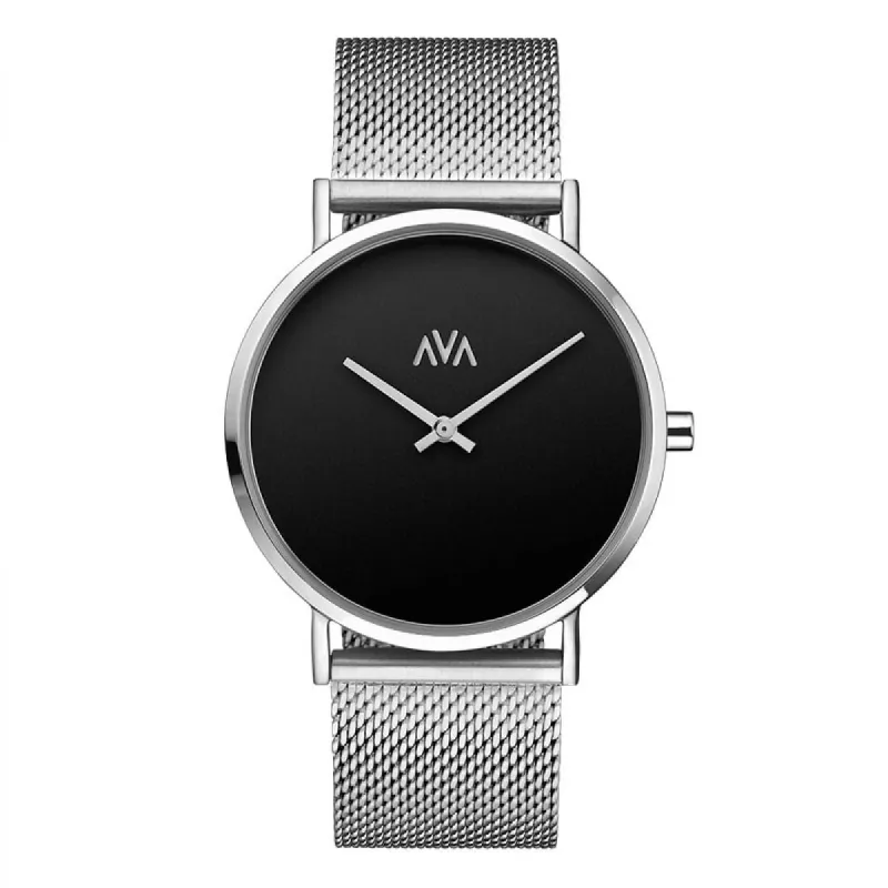 AVA Mani Limited Edition | Silver Svart made by Watch2Day
