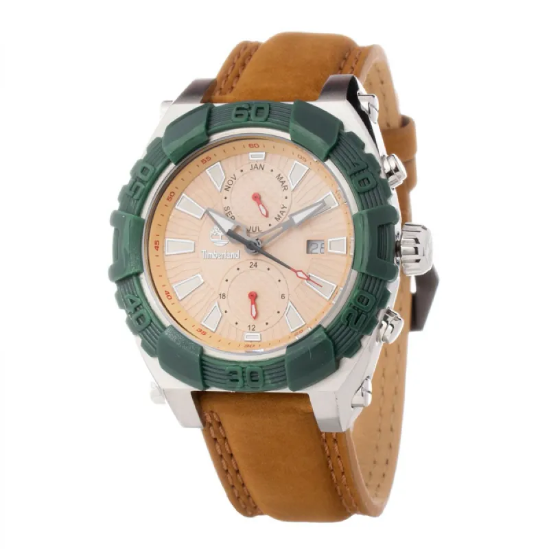 Timberland Heren Horloge TBL13331S-16PGM 45MM made by Watch2Day