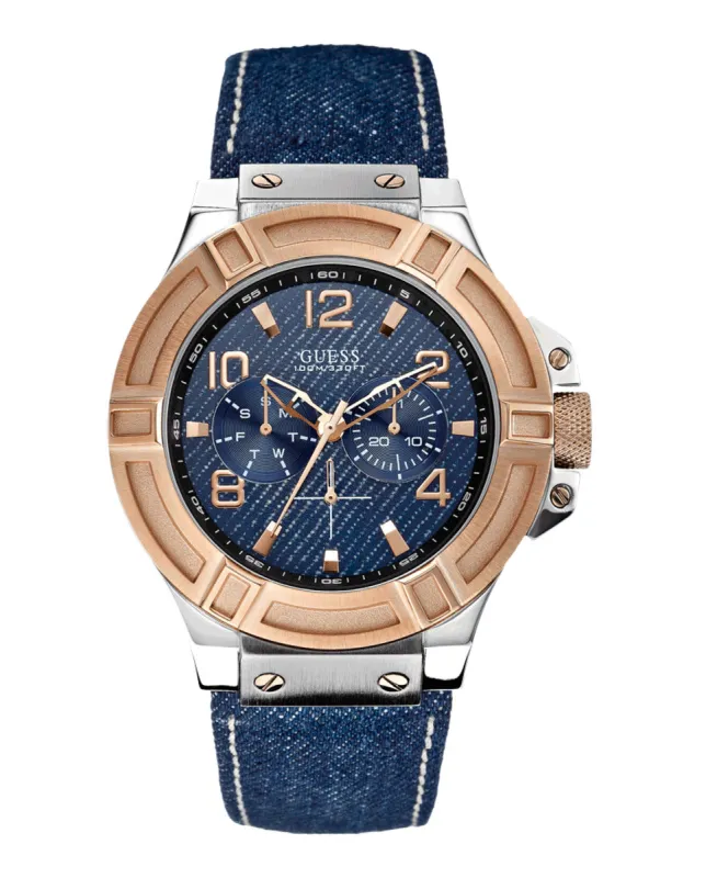 Guess W0040G6 Heren Horloge 45mm 10ATM sold by Watch2Day