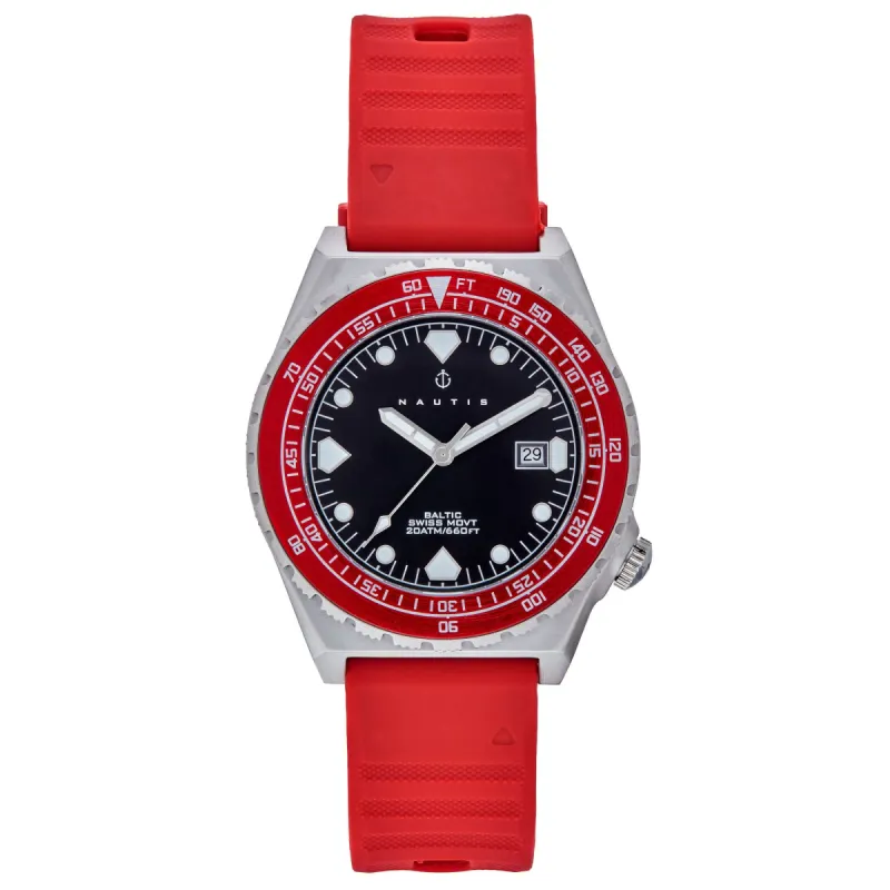 Nautis Baltic NAUN104 -1 Heren Horloge 45mm 20 ATM sold by Watch2Day