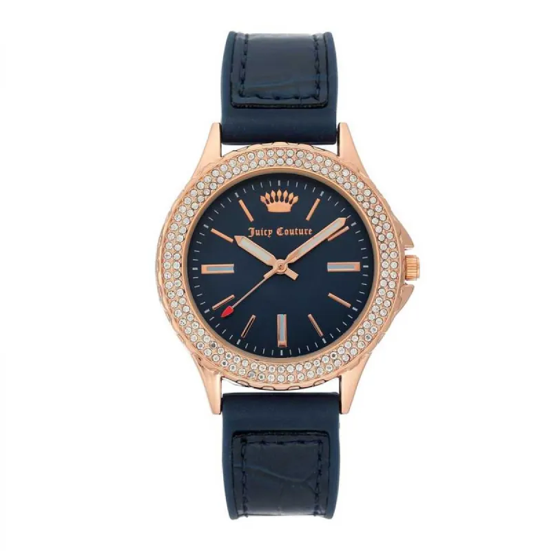 Juicy Couture Horloge JC/1112RGNV Dames 36mm made by Watch2Day