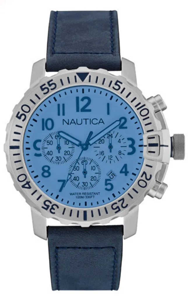 Nautica NAI19534G Heren Horloge 50mm 10 ATM sold by Watch2Day