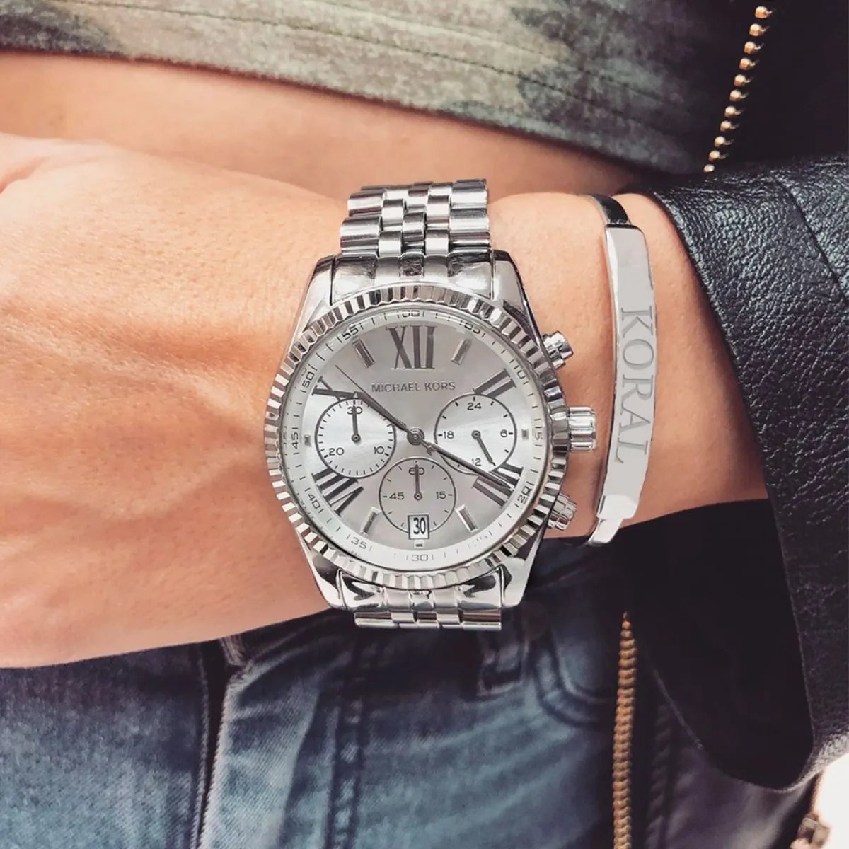 Michael Kors Lexington MK5555 Dames Horloge 38mm 10 ATM sold by Watch2Day product image thumbnail 4