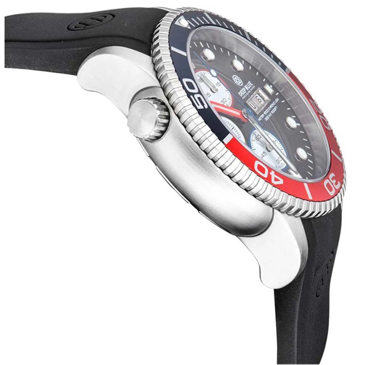 Deep Blue Master 1000 M1KUSACHRPEPBLKSTRP Chronograph Diver 45mm 20 ATM sold by Watch2Day product image thumbnail 3