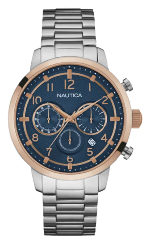 Nautica NAI19537G Heren Horloge 45mm 10 ATM sold by Watch2Day