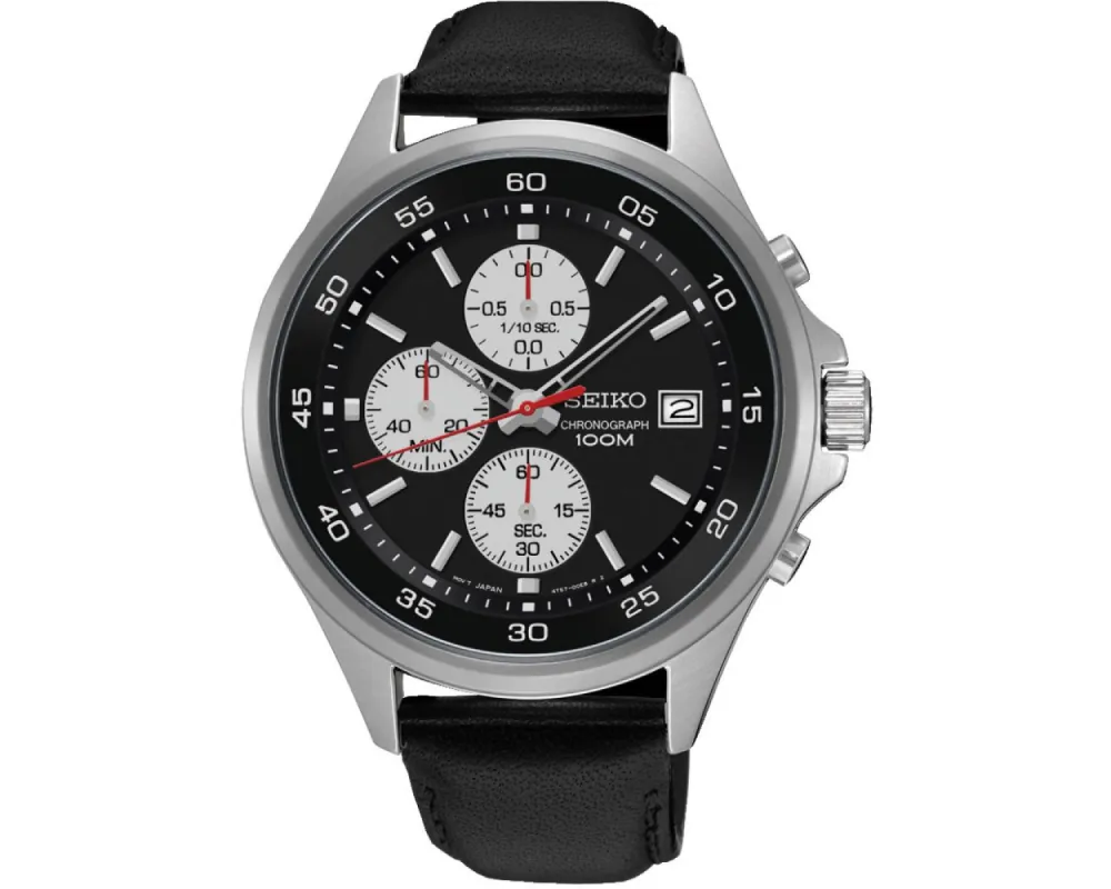 Seiko SKS485P1 Heren Horloge 45mm 10ATM sold by Watch2Day