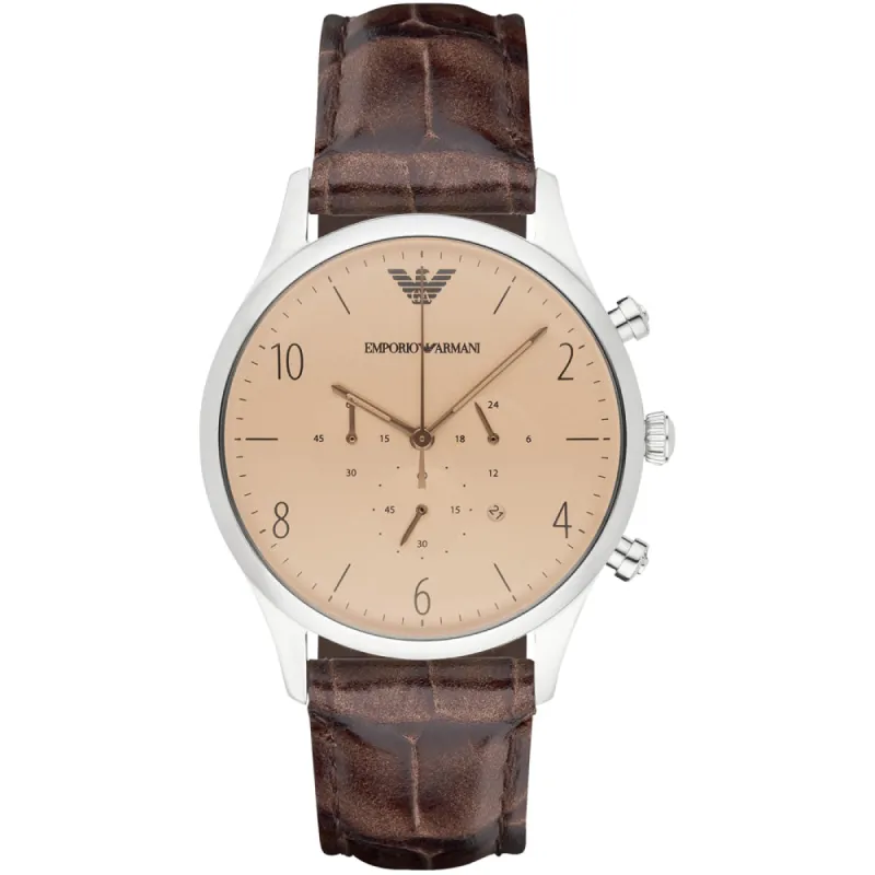 Armani AR1878 Heren Horloge 43mm 5ATM sold by Watch2Day