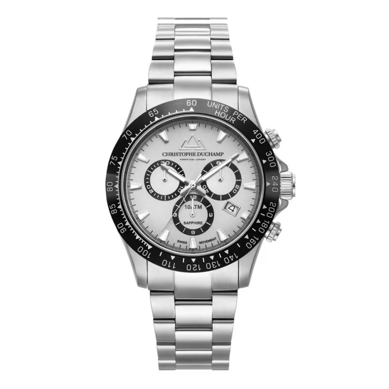 Christophe Duchamp Grand Mont Heren Horloge 42mm CD7101-11 made by Watch2Day