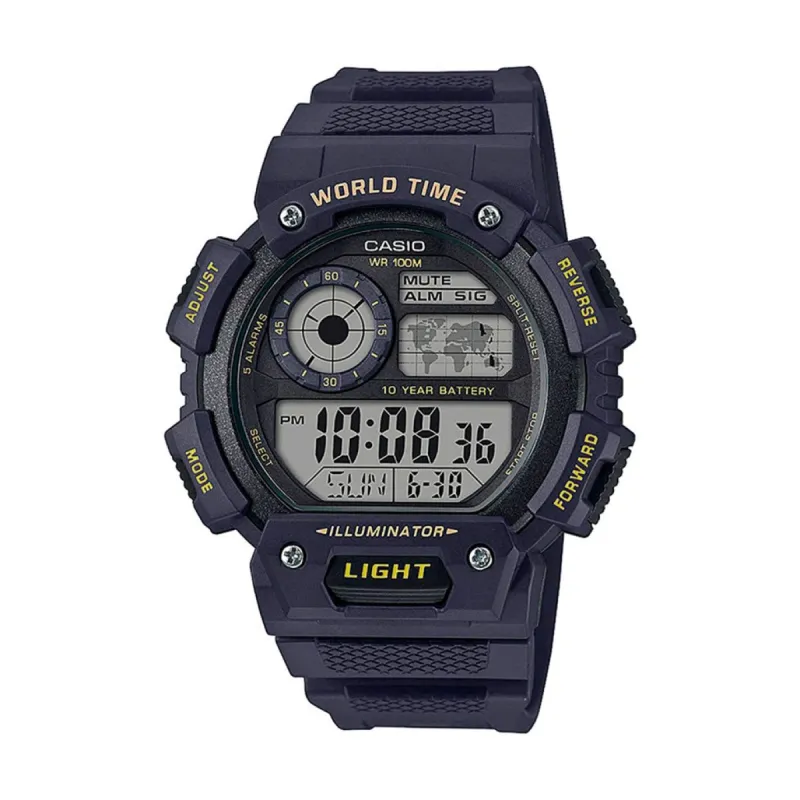 Casio AE-1400WH-2A Heren Horloge 43mm 10ATM sold by Watch2Day