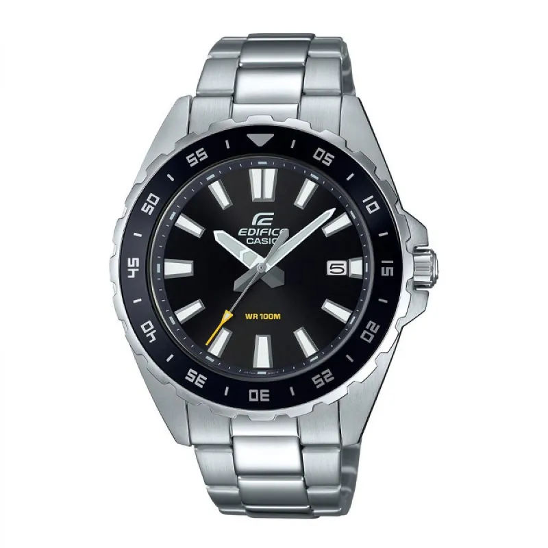 Casio Edifice EFV-130D-1AVUEF Heren Horloge 47mm WR 100mt sold by Watch2Day