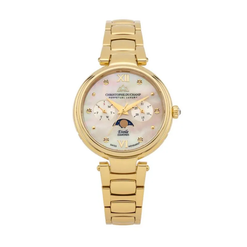 Christophe Duchamp Diamond Etoile dames Horloge 36mm CD7601-5 sold by Watch2Day