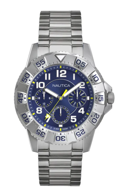 Nautica NAD16552G Heren Horloge 44mm 10 ATM sold by Watch2Day