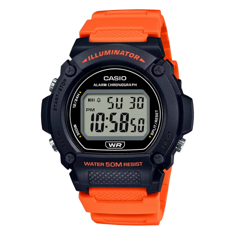 Casio W219H4AVDF Heren Horloge 47 mm 5ATM sold by Watch2Day
