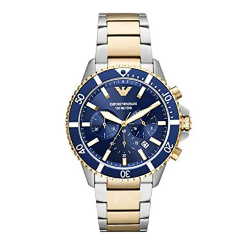 Emporio Armani AR11362 Heren Horloge 43mm 10ATM sold by Watch2Day