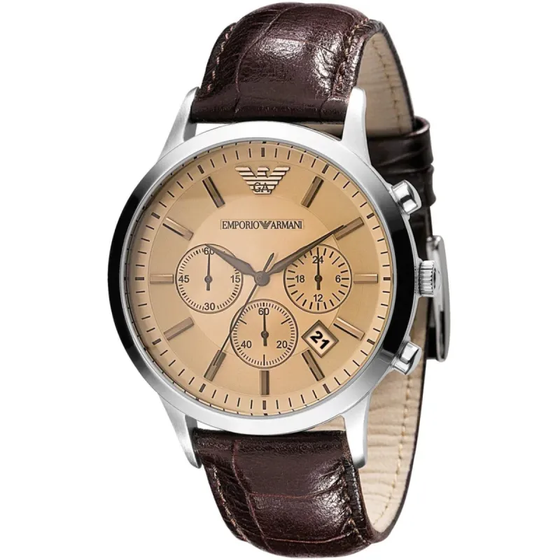 Armani AR2433 Heren Horloge 43mm 5ATM sold by Watch2Day