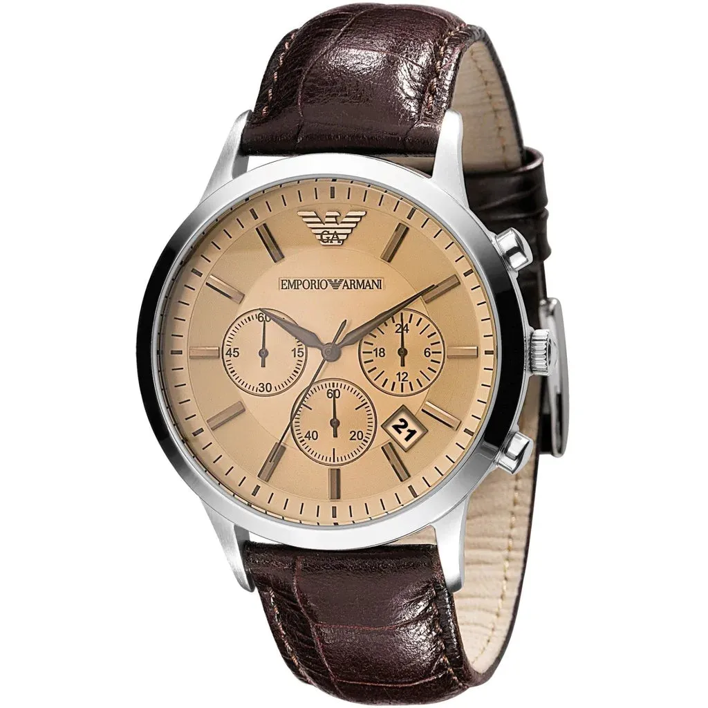 Armani AR2433 Heren Horloge 43mm 5ATM sold by Watch2Day