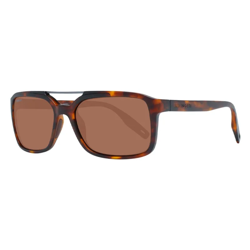 Serengeti 8627 Renzo 56 Matte Tortoise Heren Zonnebril 56x15x140 made by Watch2Day