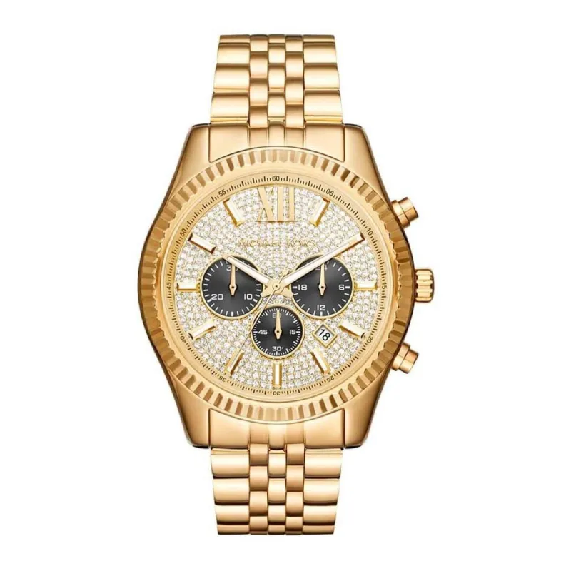 Michael Kors Lexington MK8494 Horloge 44mm 10 ATM sold by Watch2Day