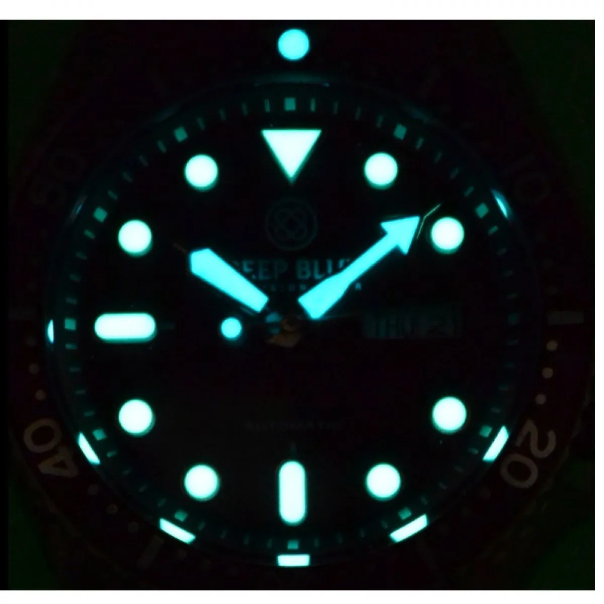 Deep Blue Watches MILBLKSIL Heren Horloge Automatic 44mm 300M sold by Watch2Day product image thumbnail 3